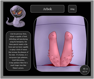 2_penises animal_genitalia animal_penis cloaca cloacal_penis description erection feral genitals hemipenes id_number imperial_unit information information_box information_section male metric_unit multi_genitalia multi_penis number penis pokedex_entry pokedex_number serpentine solo species_information text text_box unit zeklullaby nintendo pokemon arbok generation_1_pokemon pokemon_(species) reptile scalie snake 2014 digital_media_(artwork) english_text reference_image species_name