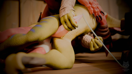 anthro anthro_on_anthro armor aroused axe barbarian bodily_fluids close-up corner cum cum_in_ass cum_inside cum_spill duo ear_piercing ejaculation floor genital_fluids genitals green_body green_skin male male/male penetration penile penile_penetration penis piercing public public_sex red_body red_skin sex tavern tribal weapon wood wood_floor foirgairwolf mythology howlark_(foirgairwolf) canid canine lizard lizardman mammal mythological_canine mythological_creature reptile scalie werecanid werecanine werecreature werewolf 16:9 3d_(artwork) 4k absurd_res blender_(artwork) blender_cycles_(artwork) digital_media_(artwork) hi_res story story_at_source story_in_description widescreen