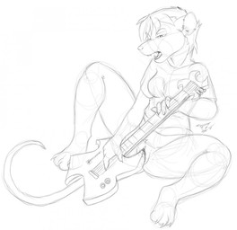 anthro biped bodily_fluids bottomless clitoris clothed clothing ear_piercing electric_guitar female genital_fluids genitals guitar hair improvised_dildo improvised_sex_toy masturbation musical_instrument open_mouth penetration piercing plucked_string_instrument simple_background sitting solo spread_legs spreading string_instrument tail tongue vaginal vaginal_fluids vaginal_masturbation vulva white_background os bailey_(os) american_opossum mammal marsupial virginia_opossum 2012 hi_res monochrome sketch