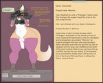 anthro big_butt big_penis blood bodily_fluids butt canid canine canis curvy_figure dialogue english_text flat_colors fox genitals hi_res information_box machine male mammal melinxis_(photolol.03) nude penis photolol.03 protogen shoulder_pads simple_background solo speaker text thick_thighs voluptuous wide_hips