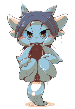 anthro blush camel_toe clothed clothing female looking_at_viewer simple_background solo crepix aquatic 2015