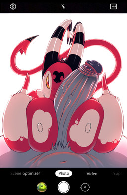 belly big_penis blush breast_play breasts camera_view crossgender double_middle_finger duo female first_person_view genitals gesture hair hand_gesture horn looking_at_viewer male male/female male_pov middle_finger mtf_crossgender nipples not_furry nude penis red_body sex simple_background tail thick_penis titfuck trashdrawy hellaverse helluva_boss blitzo_(helluva_boss) stolas_(helluva_boss) avian bird demon demon_humanoid horned_humanoid humanoid imp owl tailed_humanoid hi_res