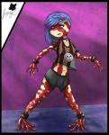 alternative_fashion amphibious anthro clothing dancing facial_piercing female goth loli nipple_piercing nipples piercing pose punk rave solo translucent translucent_clothing young foxy101 jannete_phantasma_(foxy101) amphibian frog phantasmal_poison_frog poison_dart_frog absurd_res hi_res pinup