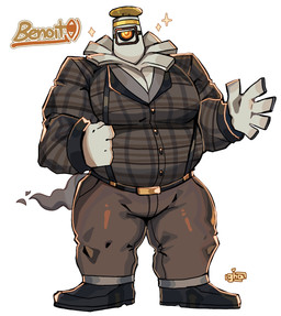 1_eye 5_fingers antennae_(anatomy) anthro anthrofied belly big_arms big_muscles big_pecs bottomwear breasts cleavage clothed clothing eyewear fingers glasses grey_body male moobs musclegut muscular overweight overweight_male pants pattern_clothing pecs plaid plaid_clothing pokemorph simple_background solo sparkles suspenders tail thick_thighs white_background yellow_eyes graysheartart nintendo pokemon dusknoir generation_4_pokemon ghost pokemon_(species) spirit 2025 digital_drawing_(artwork) digital_media_(artwork) hi_res