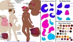 animal_genitalia animal_penis anthro anus balls bladder blue_eyes bodily_fluids bovid_horn breasts brown_body brown_fur brown_hair butt canine_genitalia canine_penis caprine_horn claws clitoris diagram duo erection featureless_crotch female femboy floppy_ears fur genitals hair heterochromia horn internal intersex knot lactating maleherm markings milk nipples nude organs ovaries ovipositor penis pink_eyes pouch_(anatomy) prostate pseudo-penis pussy raised_tail ram_horn red_hair red_markings size_difference species_sheet standing tail tan_body tan_fur teats text unusual_anatomy unusual_genitalia urethra uterus y_anus zer0rebel4 alien aviarian_wolf canid canine mammal marsupial digital_media_(artwork) english_text hi_res model_sheet