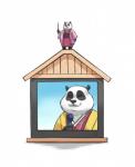 ambiguous_gender electronics news news_reporter reporter screen simple_background solo television white_background bei_ju_luoxuan_wan disney gintama zootopia ketsuno_ana bear giant_panda mammal picture_in_picture