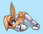2024 anthro archie_comics ass_up bedroom_eyes big_breasts blue_eyes breasts bunnie_rabbot butt cybernetic_limb cybernetics cyborg digital_media_(artwork) feet_apart female fur hair half-closed_eyes hi_res jack-o'_pose lagomorph leporid lettherebecolor long_ears looking_at_viewer machine makeup mammal narrowed_eyes nipples nude nude_anthro nude_female one_eye_closed pose prosthetic rabbit robotic_limbs roboticized seductive sega simple_background smile solo sonic_the_hedgehog_(archie) sonic_the_hedgehog_(comics) sonic_the_hedgehog_(series) spread_legs spreading tail wink winking_at_viewer