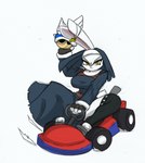 anthro big_breasts blue_shell breasts female kart nun nun_outfit shell small_waist solo thick_thighs vehicle pace-maker mario_bros mario_kart nintendo nun_bun_with_guns lagomorph leporid mammal rabbit hi_res