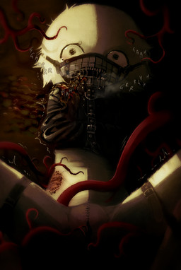 anthro bdsm bird's-eye_view bite bite_mark bitten black_straitjacket blood bodily_fluids clothing deep_wound duo forced fur groan growling high-angle_view ill imminent_rape imminent_sex latex latex_clothing latex_straitjacket leg_belt lying male muzzle_(object) muzzled on_back on_ground rape restraints saliva sewn_crotch sex sexual_assault shaking sharp_teeth solo solo_focus spread_legs spreading straitjacket tan_body tan_fur teeth tentacles trembling vomit vomiting wounded jejejunum mumble_(jejejunum) demon fraid_(species) tentacle_creature worm 2026 hi_res