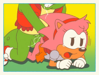 accessory all_fours anthro anthro_on_anthro anthro_penetrated anthro_penetrating balls black_eyes black_nose bodily_fluids bottomless bottomless_male bottomwear bully butt clenched_hands clenched_teeth clothed clothed_anthro clothed_male clothed_sex clothing comic_panel crying doggystyle dress drooling duo erection eyelashes female flat_chested footwear forced from_behind_position from_side fur genital_fluids genitals gloves green_body green_clothing green_shirt green_topwear hair hair_accessory handwear head_tuft headband headgear humanoid_genitalia jacket letterman_jacket lizard_tail loli long_eyelashes lying male male/female multicolored_body multicolored_clothing multicolored_footwear multicolored_fur multicolored_shoes no_underwear on_front on_ground on_model on_style open_mouth orange_bottomwear orange_clothing orange_skirt orgasm pantsless partially_clothed penetration penile penile_penetration penis pink_body pink_ears pink_fur pink_hair pink_quills prone_bone_position rape red_clothing red_footwear red_gloves red_handwear red_headband red_jacket red_shoes red_topwear reptile_tail restrained saliva saliva_string sex shirt shoes simple_background skirt sleeveless_jacket solo_focus spread_legs spreading style_emulation tail tan_body tan_fur tan_inner_ear tan_skin tears teeth thin_calves thin_legs thin_thighs topwear torso_grab tuft two_tone_body two_tone_clothing two_tone_footwear two_tone_fur vaginal_fluids waist_grab wet white_clothing white_footwear white_gloves white_handwear white_shirt white_shoes white_topwear young young_anthro anonymous_artist classic_sonic_(universe) sega sonic_the_hedgehog_(comics) sonic_the_hedgehog_(series) sonic_the_hedgehog_(shogakukan) amy_rose anton_beruka classic_amy_rose eimi eulipotyphlan european_hedgehog hedgehog humanoid lizard mammal reptile scalie