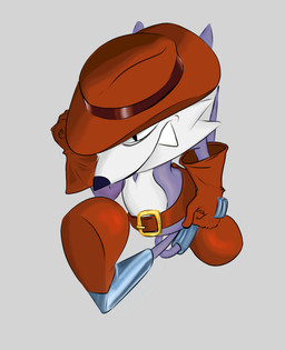 anthro belt clothing fangs gloves handwear hat headgear headwear high-angle_view male metallic metallic_boots narrowed_eyes running solo teeth heelipmo sega sonic_the_hedgehog_(series) fang_the_hunter dipodid jerboa mammal rodent colored digital_drawing_(artwork) digital_media_(artwork) hi_res shaded