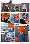 2017 absurd_res anthro canid canine clothed clothing comic dialogue disney english_text female fox green_eyes half-closed_eyes hi_res judy_hopps lagomorph leporid male mammal narrowed_eyes nick_wilde peanut.k police police_uniform rabbit red_fox text true_fox uniform zootopia