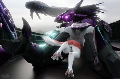 anthro anthro_on_anthro anthro_penetrated anthro_penetrating anthro_penetrating_anthro anus armor black_body black_feathers body_in_vagina body_penetration bottomless clothed clothing digitigrade duo feather_hair feathered_crest feathers female female/female female_penetrated female_penetrating female_penetrating_female fur glowing glowing_eyes grey_body grey_scales hair head_crest head_first interspecies long_hair looking_pleasured lying micro micro_anthro on_front penetration pseudo_hair purple_eyes red_body red_fur scales sex sharp_teeth short_tail spacecraft spurs_(anatomy) tail tail_tuft teeth tongue tongue_out tuft unbirthing vaginal vehicle vore white_body white_fur willing_prey xenophilia katzenoms pickle_juice_(modeler) untied_verbeger_(modeler) halo_(series) microsoft xbox_game_studios sergal_(untied_verbeger) alien avian kig-yar mammal scalie sergal t'vaoan 3d_(artwork) colored digital_media_(artwork) hi_res