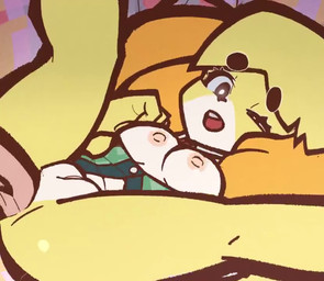 anal anal_penetration anthro bed bouncing_breasts breasts camera clothed clothing duo exposed_breasts female fur furniture legs_up looking_pleasured male male/female one_eye_closed penetration sex topless video_camera yellow_body yellow_fur lunny_sketch animal_crossing nintendo isabelle_(animal_crossing) canid canine canis domestic_dog mammal shih_tzu toy_dog animated no_sound short_playtime video