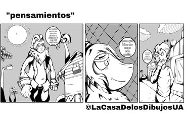 abstract_background anthro building clothed clothing duo fur gloves hair handwear house inner_monologue letter long_arms long_ears long_hair male palm_tree plant profanity simple_background sky skyscape sniffing solo store street street_lamp sun text thinking tree lacasadelosdibujosua bandai_namco digimon digimon_ghost_game kiyoshiro_higashimitarai animal_humanoid digimon_(species) human humanoid lagomorph lagomorph_humanoid leporid mammal mammal_humanoid rabbit symbareangoramon comic cross-hatching digital_media_(artwork) greyscale hatching_(art) hi_res monochrome shaded spanish_text