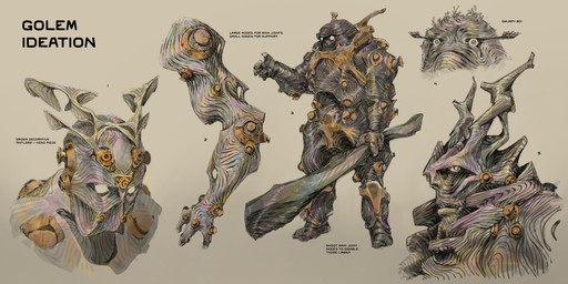 2_horns 2_toes 3_fingers ambiguous_gender ambiguous_humanoid bent_arm closed_frown club_(weapon) empty_eyes feet fingers frown frowning_at_viewer grey_body grey_eyes grey_horn grey_lips group grumpy holding_club holding_melee_weapon holding_object holding_weapon horn light lips looking_at_viewer male male_humanoid melee_weapon mouth_closed mouthless multicolored_body noseless nude_ambiguous nude_humanoid orange_body rock simple_background standing tan_background text toes weapon danny_gardner highguard_(game) jewish_mythology mythology elemental_creature horned_humanoid humanoid mineral_fauna mythological_creature mythological_golem rock_creature 2026 2:1 absurd_res adobe_photoshop_(artwork) colored concept_art digital_drawing_(artwork) digital_media_(artwork) english_description english_text hi_res lighting multiple_images official_art shaded