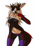 avante92 black_fur black_nose breasts female fur hair horn lingerie looking_at_viewer nipples purple_eyes unknown_species white_fur white_hair
Rating: Questionable
Score: 8
User: xXK1T5UN3Xx
Date: March 09, 2014