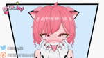 ahegao anthro bell belt big_breasts bottomwear breasts chest_tuft clothing collar fangs female fur giggle hair heart_reaction kissing legwear looking_pleasured music pattern_clothing paw_pattern pink_body pink_eyes pink_fur pink_hair rawr ribbons satchel shocked short_hair shorts showcase smile solo teeth thigh_highs tuft hibby3d sound_warning myu-mi_(hibby3d) felid feline mammal 16:9 3d_(artwork) 3d_animation animated digital_media_(artwork) hi_res long_playtime sound webm widescreen