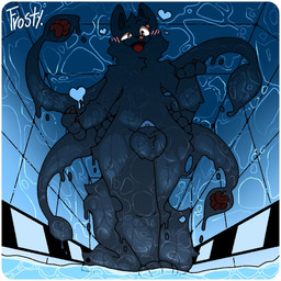 animal_genitalia animal_penis anthro balls blush canine_genitalia canine_penis genitals heart_symbol looking_at_viewer male open_mouth paws penis solo tentacles water white_body david3steban1 changed_(video_game) squid_dog_(changed) animal_humanoid aquatic aquatic_humanoid canid canine cephalopod cephalopod_humanoid goo_creature humanoid mammal mollusk mollusk_humanoid squid_humanoid tentacle_creature 1:1 2025 hi_res
