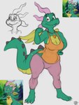 aged_up anthro clothed clothing curvy_figure female jewelry looking_at_viewer necklace screencap simple_background solo standing tail white_background wide_hipped_female wide_hips trias dragon_tales mythology pbs nikki_(dragon_tales) dragon mythological_creature mythological_scalie scalie 3:4 colored_sketch flat_colors hi_res signature sketch