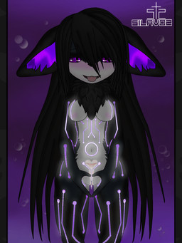 anthro black_body black_fur black_hair bodily_fluids breasts clitoris cum cum_drip cum_inside dripping female fur genital_fluids genitals hair heart_eyes heart_symbol internal internal_vaginal navel nipples open_mouth open_smile purple_eyes smile solo tongue tongue_out translucent translucent_body uterus vulva white_body white_fur x-ray_view silavos made_in_abyss fan_character domestic_cat felid feline felis mammal narehate 3:4 archived_source hi_res