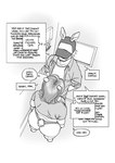 anthro baseball_cap butt clothing duo femboy hair hat headgear headwear male overweight panties profanity shirt t-shirt tail text topwear underwear 1p3p3nis bunny_(1p3p3nis) hare_(1p3p3nis) hare lagomorph leporid mammal rabbit absurd_res english_text hi_res monochrome trans_(lore) trans_man_(lore)