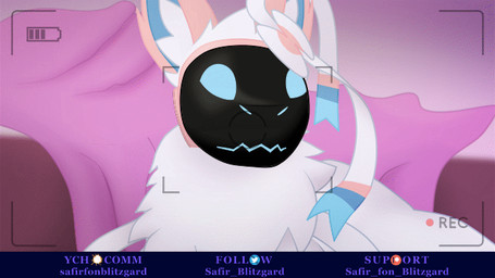 anthro breasts clothed clothing female looking_at_viewer machine nude selfie solo underwear safir_fon_blitzgard nintendo pokemon eeveelution generation_6_pokemon pokemon_(species) protogen sylveon 16:9 2d_animation animated animated_gif motion_tweening short_playtime widescreen