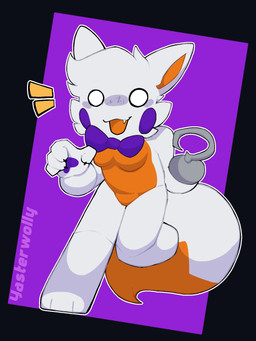 accessory anthro big_tail female fur hook hook_hand necktie orange_body orange_fur pawpads purple_cheeks purple_necktie purple_pawpads silly_face simple_background solo tail white_body white_fur yasterwolly five_nights_at_freddy's five_nights_at_freddy's_world five_nights_at_frickbear's_(series) five_nights_at_frickbear's_3 scottgames lolbit_(fnaf) lolbit_(frickbear's) canid canine fox mammal 3:4 hi_res shaded simple_shading