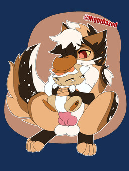 animal_genitalia animal_penis anthro anthro_on_feral anthro_penetrating bestiality bodily_fluids brown_body brown_fur clothing cum cum_from_vagina cum_in_vagina cum_inflation cum_inside dialogue dominant duo eyes_closed female female_penetrated feral feral_penetrated fur genital_fluids genitals hat headgear headwear humanoid_genitalia humanoid_genitalia_on_feral humanoid_vulva humanoid_vulva_on_feral inflation knot knotting larger_dom leaking_cum male male/female male_penetrating male_penetrating_female open_mouth orgasm pawpads paws penetration penile penile_penetration penis penis_in_vagina red_eyes sex sitting size_difference smaller_penetrated smile spots tail tail_motion tailwag text tongue vaginal vaginal_knot_fucking vaginal_knotting vaginal_penetration vulva white_body white_fur nightdazed nintendo pokemon biscuit_(zoltsbun) luca_(lucawerewolf) alolan_form alolan_vulpix canid canine canis generation_1_pokemon generation_7_pokemon mammal pokemon_(species) regional_form_(pokemon) vulpix wolf 2025 3:4 animated digital_media_(artwork) english_text hi_res loop watermark