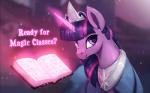 female feral horn magic purple_eyes smile solo rodrigues404 friendship_is_magic hasbro my_little_pony mythology twilight_sparkle_(mlp) equid equine mammal mythological_creature mythological_equine unicorn 16:10 animated short_playtime widescreen