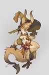 2_horns 4_fingers anthro barefoot big_hat bird_skull bone breasts claws clothed clothed_anthro clothed_female clothing feet female female_anthro fingers fur furry_tail hand_on_tail hat headgear headwear horn magic_user navel non-mammal_breasts non-mammal_navel on_one_leg orange_eyes pose simple_background skimpy skull small_waist solo spade_tail standing tail thick_thighs toe_claws topwear under_boob white_body white_fur wide_hips window witch witch_hat yellow_eyes yellow_sclera foresttherotten furred_kobold furred_scalie kobold scalie 2023 dated digital_media_(artwork) hi_res