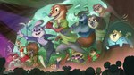 anthro female group horn male text unknown_artist disney zootopia benjamin_clawhauser chief_bogo duke_weaselton finnick_(zootopia) flash_slothmore fru_fru gazelle_(zootopia) judy_hopps nick_wilde priscilla_tripletoe yax antelope bovid bovine canid canine cape_buffalo cheetah cricetid eulipotyphlan felid feline fennec_fox fox gazelle hamster human lagomorph leporid mammal mustelid musteline pilosan rabbit red_fox rodent shrew sloth three-toed_sloth true_fox true_musteline weasel xenarthran yak 16:9 absurd_res english_text hi_res official_art widescreen