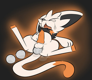 ambiguous_gender andromorph animal_genitalia animal_penis anthro big_ears bodily_fluids canine_genitalia canine_penis egg female feral fur genitals gynomorph herm hooves intersex male maleherm neck_tuft orange_body orange_fur oviposition paws penis pregnant questionable_consent solo tuft vulva white_body white_fur rory_arctic_fox microsoft ori_(series) xbox_game_studios rory_(rory_arctic_fox) guardian_spirit absurd_res hi_res