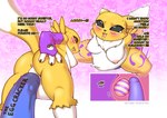 abortion abortion_by_cock absurd_res anthro anus bandai_namco blush bodily_fluids butt canid comic_sans digimon digimon_(species) dildo dildo_insertion dildo_sitting egg emoticon failed_abortion failed_attempt female genitals heart_after_text heart_background heart_eyes heart_pupils heart_symbol hi_res huge_dildo humor internal large_penetration looking_pleasured lube_on_dildo mammal mostly_nude neck_tuft nipples orgasm orgasm_face penetration pr-egg-nant pregnant pregnant_female pussy renamon sex_toy sex_toy_insertion simple_background solo sweat tears text text_with_heart tuft uterus vaginal vaginal_penetration writing_text