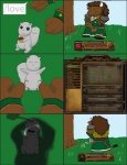 achievement achievement_list achievement_overlay achievement_unlocked anthro betrayal commentary crush duo feral game_screen grass gui hug imminent_death male overlay plant shadow size_difference tail text tree wood unknown_artist blizzard_entertainment warcraft bovid bovine mammal rodent sciurid tauren tree_squirrel comic digital_media_(artwork) english_text hi_res