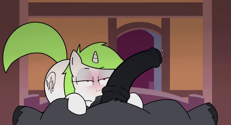 animal_genitalia animal_penis ball_in_mouth ball_suck balls bed bedroom big_penis black_eyebrows blinking blush bodily_fluids consistent_pov cutie_mark detailed_background door duo equine_genitalia equine_penis erection eyebrows feral feral_on_feral feral_pov first_person_view fur furniture genital_fluids genitals green_hair grey_body grey_fur hair heart_eyes heart_symbol hooves horn inside lying male male/male male_pov mane medial_ring narrowed_eyes on_bed oral penis pink_eyes precum sex sucking tail white_body white_fur sound_warning tamdagoat opennsfwsp_(va) hasbro my_little_pony mythology goon_(goonie_san) equid equine horse mammal mythological_creature mythological_equine pony unicorn 2025 animated short_playtime sound webm