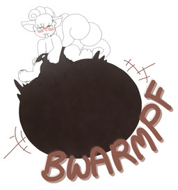 ambiguous_gender anthro black_diaper blush diaper excessive_feces feces hyper hyper_feces hyper_soiling onomatopoeia pooping soiled_diaper soiling soiling_diaper solo sound_effects text tongue tongue_out unclean_diaper used_diaper using_diaper goodheavansitsshulktime nintendo pokemon generation_1_pokemon pokemon_(species) vulpix hi_res