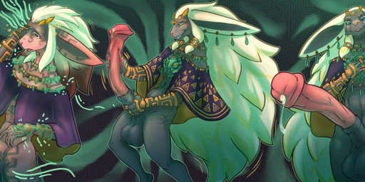 3_eyes after_transformation animal_genitalia animal_penis anthro balls big_penis bottomwear breast_shrinking breasts clothing collar ear_growth equine_genitalia equine_penis erection eye_color_transformation female female_humanoid five_frame_sequence footwear ftm_transformation gender_transformation genital_growth genitals green_background growth hair hair_growth huge_penis humanoid_to_anthro hyper hyper_genitalia hyper_penis identity_death male male_anthro mid_transformation multi_eye multi_frame_sequence nipples pants penis penis_growth poncho sheath shirt shocked shoes simple_background solo species_transformation spiked_collar spikes surprised tf_into_fictional_character topwear transformation transformation_by_item transformation_sequence unexpected chitafokkusu nintendo tears_of_the_kingdom the_legend_of_zelda rauru_(tears_of_the_kingdom) humanoid mammal zonai hi_res