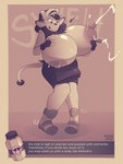 anthro big_breasts bodily_fluids bottle breast_milking breasts clothing container cow_ears female growth hand_on_breast holding_nipples horn horn_growth huge_breasts hyper hyper_breasts lactating milk milk_bottle milk_container multi_nipple nipples projectile_lactation solo tail tail_growth text torn_clothing transformation wardrobe_malfunction krim_hue nintendo pokemon animal_humanoid bovid bovid_humanoid bovine bovine_humanoid cattle generation_2_pokemon human humanoid mammal mammal_humanoid miltank pokemon_(species) absurd_res english_text hi_res monochrome