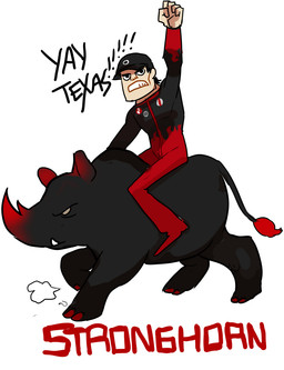 2_horns black_body black_cap black_clothing black_hair black_skin black_suit bottomwear clothing facial_horn feral hair horn light_body light_skin long_ears male multicolored_clothing multicolored_suit pants red_bottomwear red_clothing red_horn red_pants red_tail suit tail two_tone_clothing two_tone_suit sniikt disney motorcity texas_(motorcity) human mammal rhinoceros hi_res