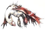 3_fingers back_spines claws female feral fingers red_wings simple_background solo spines white_background white_body wings boxheadpaint nintendo pokemon generation_3_pokemon latias legendary_pokemon pokemon_(species) colored_pencil_(artwork) traditional_media_(artwork)