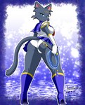 abstract_background anthro asian_clothing big_breasts big_butt black_body black_fur blue_eyes boots bottomwear breasts butt camel_toe circlet clothed clothing ear_piercing east_asian_clothing female footwear fur gloves handwear high_heeled_boots high_heels holding_object holding_weapon holding_whip japanese_clothing japanese_school_uniform kemono looking_at_viewer looking_back looking_back_at_viewer magical_girl_outfit nipple_outline open_mouth panties panty_shot piercing rear_view school_uniform serafuku shoes skirt solo standing underwear uniform weapon whip whiskers white_clothing white_gloves white_handwear aozora_(tasogare_aozora) odd_taxi yuki_mitsuya_(odd_taxi) domestic_cat felid feline felis mammal 2025