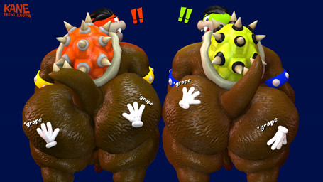 anthro anus balls belly big_butt butt clothing disembodied_hand duo genitals gloves grabbing grope handwear huge_butt male male/male nude pecs penis rear_view shell thick_thighs kanebrentkoopa mario_bros mythology nintendo fan_character kane kane_brent_koopa kaze kaze_brent_koopa dragon dragon_koopa koopa mythological_creature mythological_scalie reptile scalie 16:9 3d_(artwork) 4k absurd_res digital_media_(artwork) hi_res source_filmmaker_(artwork) widescreen brother_(lore) brothers_(lore) sibling_(lore) twins_(lore)