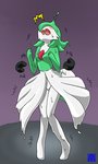 blush bound encasement female gardevoir generation_3_pokemon goo-connected_lips goo_transformation green_body green_hair green_skin gym_leader hair humanoid latex latex_body latex_skin nintendo omoi pokemon pokemon_(species) sabrina_(pokemon) slime solo species_transformation transformation white_body white_skin