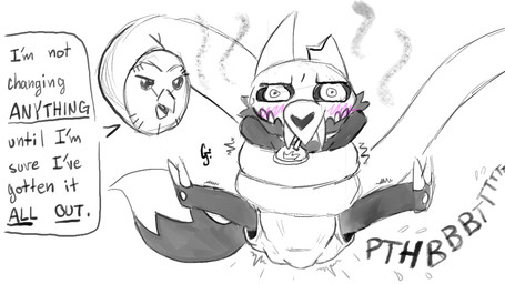 anthro clothed clothing diaper duo feces male pooping simple_background soiled_diaper soiling soiling_diaper squeezing text unclean_diaper used_diaper using_diaper wearing_diaper white_background waitfurgodot disney the_owl_house hooty_(the_owl_house) king_clawthorne avian bird owl titan_(the_owl_house) 16:9 english_text sketch widescreen