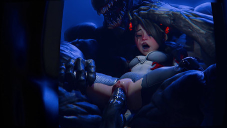 balls big_balls big_penis black_body breasts clothing duo erection female female_penetrated genitals huge_balls huge_penis human_on_humanoid human_penetrated humanoid_penetrating humanoid_penetrating_human interspecies male male/female male_penetrating male_penetrating_female not_furry open_mouth open_smile penetration penile penile_penetration penis penis_in_vagina sex smile torn_clothing vaginal vaginal_penetration vulva rougenine marvel marvel_rivals peni_parker venom_(marvel) human humanoid mammal symbiote 2026 3d_(artwork) 3d_animation animated digital_media_(artwork) hi_res no_sound short_playtime video