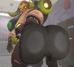 breasts butt cybernetics droplet female glass green_nipples machine nipples nude sauna solo steam water koofey blizzard_entertainment overwatch orisa_(overwatch) android cyborg humanoid robot taur 3d_(artwork) absurd_res digital_media_(artwork) hi_res