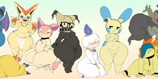 after_kiss ankle_cuffs anthro arm_warmers armwear backwards_baseball_cap backwards_hat balls baseball_cap beanie bedroom_eyes bell bell_collar big_butt black_beanie black_body black_bracelet black_clothing black_collar black_ears black_eyewear black_glasses black_hat black_headwear black_nose black_topwear black_tube_top blonde_hair blue_body blue_bracelet blue_ears blue_fur blue_jewelry blue_necklace blue_sclera blue_tail blue_wings blush bodily_fluids bottom_heavy bottomwear bow_tie bracelet broken_chain brown_body brown_clothing brown_nose brown_poncho brown_topwear butt candle chain clothing collar crossed_arms crouching cuff_(restraint) cuffs_(clothing) double_v_sign ear_piercing ear_ring eyes_closed eyewear fangs feathered_wings feathers femboy fire fishnet_arm_warmers fishnet_armwear fishnet_clothing fishnet_legwear flaccid flexible floating flower fur genitals gesture ghost_fire ghost_tail glasses green_body group hair hair_over_eye half-closed_eyes hand_gesture hand_on_back hand_on_hip hand_on_own_hip hat headgear headwear holding_object holding_shell huge_butt jewelry kneeling legwear loincloth looking_at_viewer looking_away lying male male/male membrane_(anatomy) membranous_wings multicolored_body multicolored_ears multicolored_fur narrowed_eyes neck_tuft necklace nipples nude on_front orange_body orange_ears orange_fur orange_sclera penis piercing pink_body pink_ears pink_eyes pink_fur pink_nipples pink_tail plant poncho pose restraints ring_piercing saliva saliva_string seductive sharp_teeth shell side_hug small_balls small_penis smile spiked_bracelet spiked_collar spikes spikes_(anatomy) splits spread_legs spreading standing tail tan_body tan_ears tan_fur tan_hair tan_tuft tan_wings teapot_(body_type) teeth text thick_thighs tongue tongue_out topwear translucent translucent_clothing translucent_loincloth tube_top tuft two_tone_body two_tone_ears two_tone_fur v_sign white_body white_eyes white_fur white_hair wide_hips wings yellow_body yellow_bow_tie yellow_bracelet yellow_eyes yellow_fur yellow_jewelry yellow_necklace yellow_tail axoarts nintendo pokemon cyndaquil generation_1_pokemon generation_2_pokemon generation_3_pokemon generation_5_pokemon generation_6_pokemon generation_7_pokemon joltik legendary_pokemon litwick maractus mimikyu minun oshawott phantump pokemon_(species) skitty victini whimsicott zubat 2025 artist_name digital_media_(artwork) hi_res