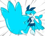 4_fingers >.< ambiguous_gender anthro asian_clothing balloonie big_hands blowing_self clothing east_asian_clothing fingers huge_hands hyper hyper_hands inflation japanese_clothing japanese_school_uniform school_uniform sky_blue_body solo uniform zoom_lines balloonie_reynard fish marine shark 5:4