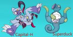 anal breasts bulge butt female female/female genitals oral pussy rimming sex size_difference spread_legs spreading unbirthing vaginal vore capital-h superduck nintendo pokemon drizzile generation_2_pokemon generation_8_pokemon pokemon_(species) sneasel sneasler sobble absurd_res hi_res sibling_(lore) sister_(lore) sisters_(lore)